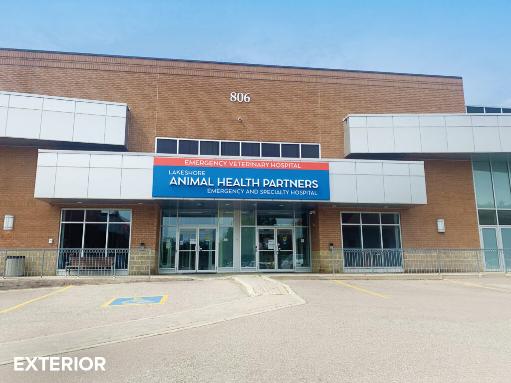 Exterior - Lakeshore Animal Health Partner, Mississauga, Ontario